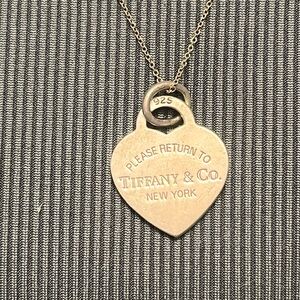 Tiffany & Co. Return to Tiffany Heart Tag Necklace | Vintage Single Heart